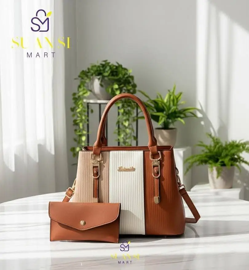 duel tone hand bag