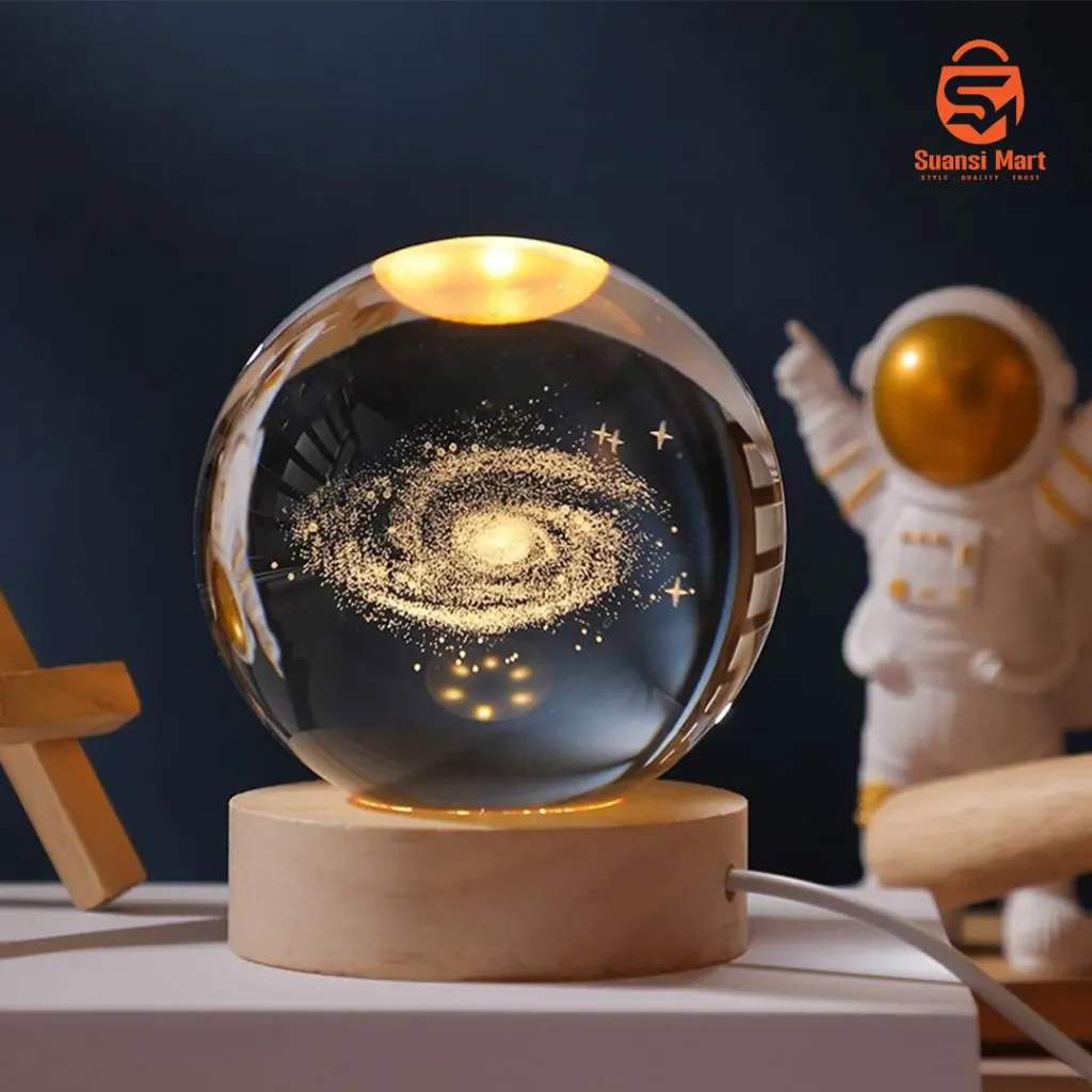 3D Crystal Ball Light 🔮